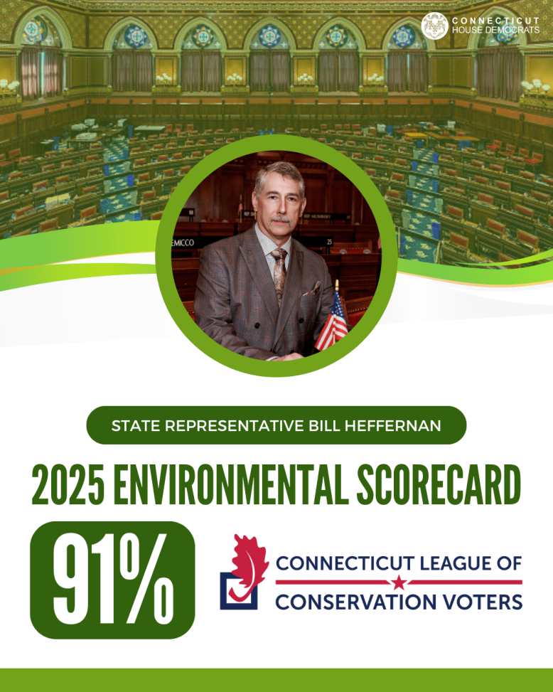 I'm happy to share that I've been honored by the CT League of Conservation Voters