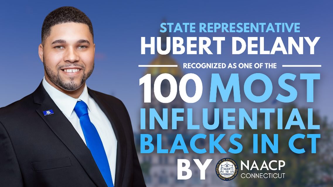 Hubert Delany recognized as one of the 100 Most Influential Blacks in CT by the NAACP