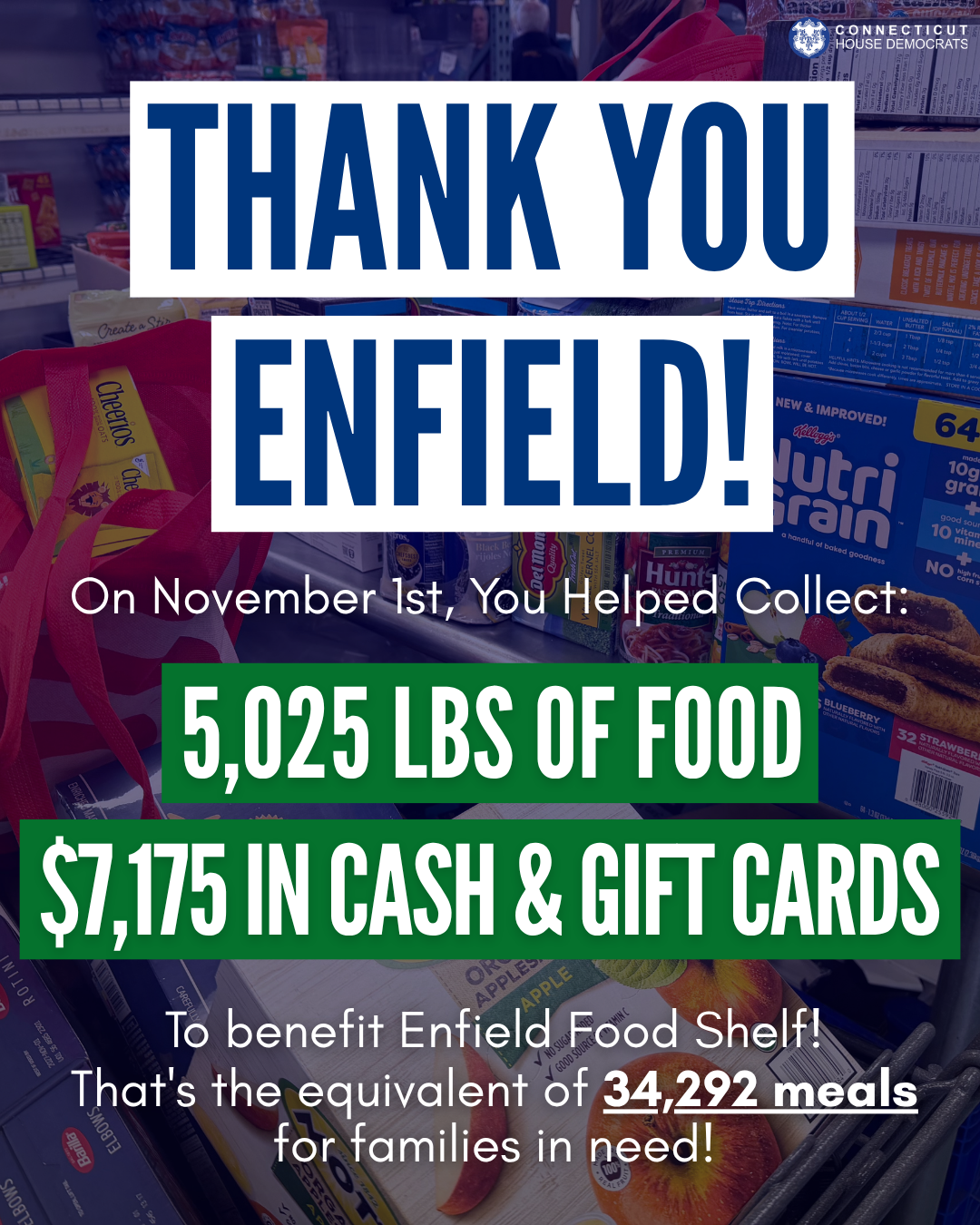 Enfield stepped up for its neighbors!
