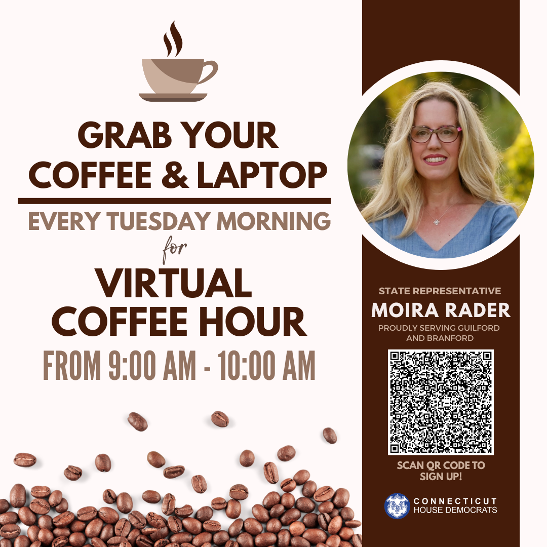 Rep. Rader virtual coffee hour.