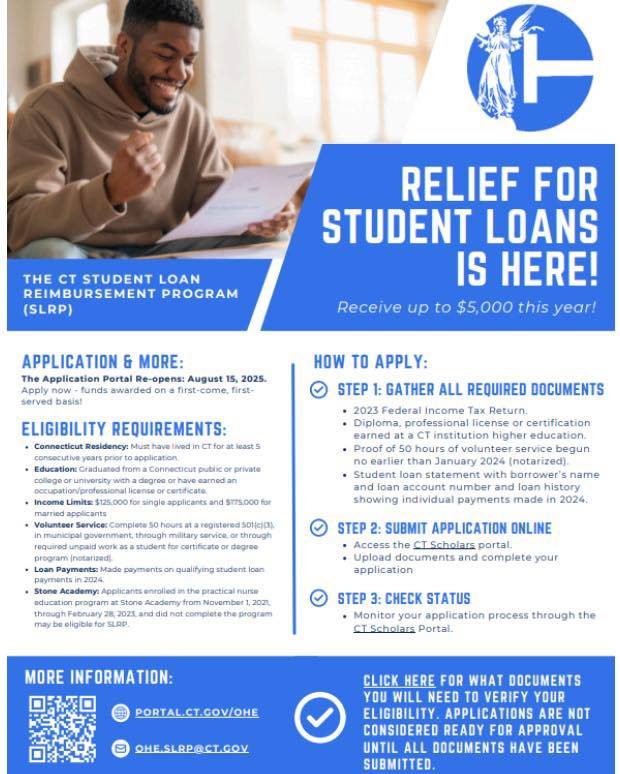 The SLRP is now open and accepting applications