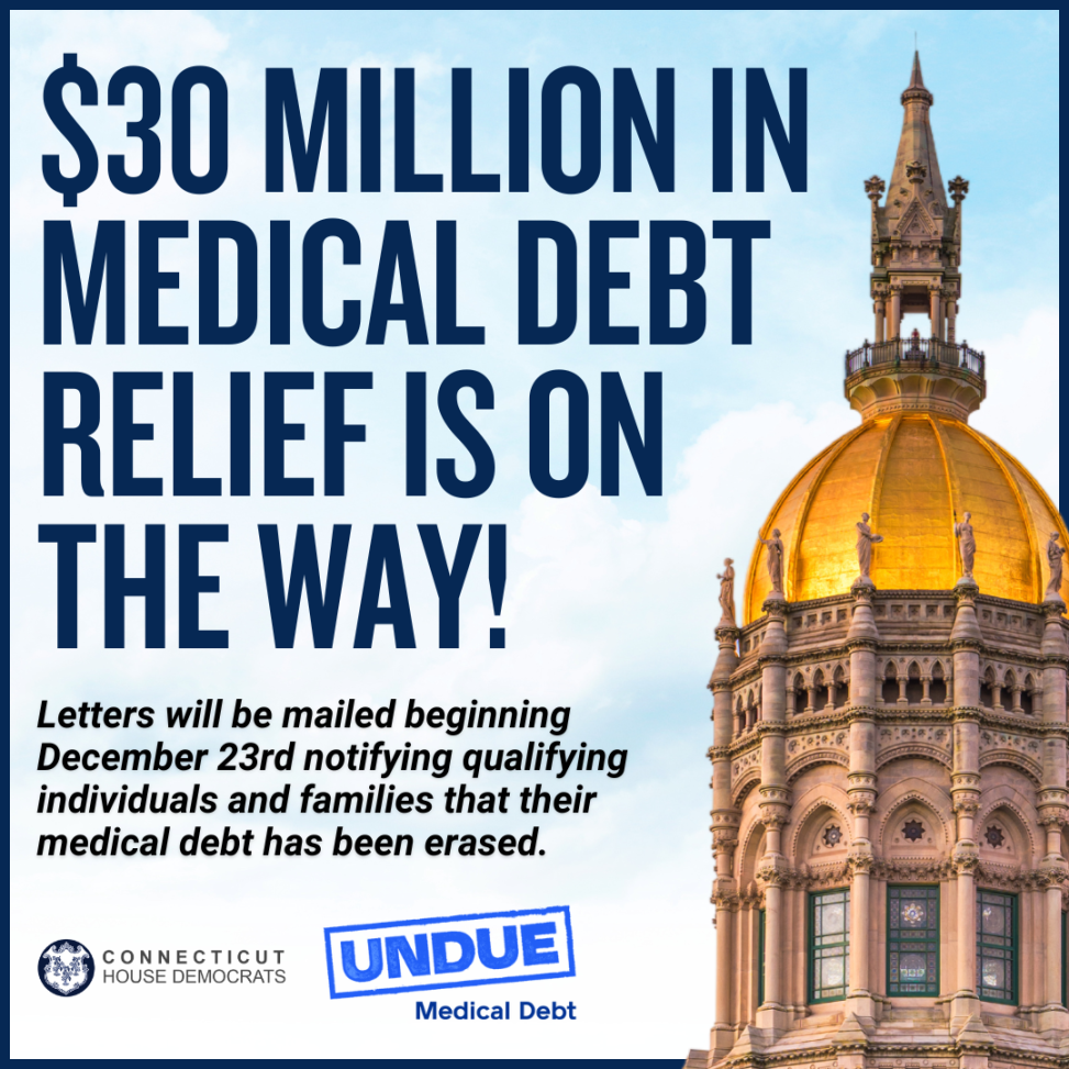 Thousands of CT Residents Set Medical Debt Relief
