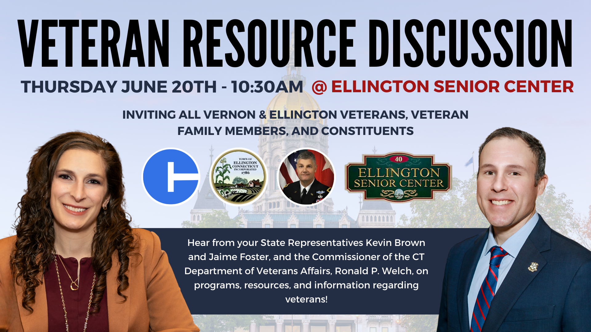 Join us June 20 at Ellington Senior Center