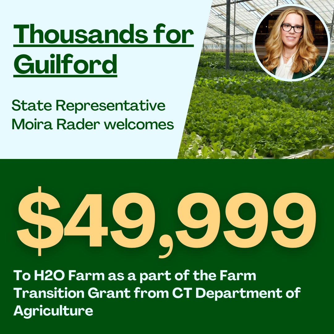 H2O Farm in Guilford is receiving a $49,999 Farm Transition Grant to purchase and install a bio-liquid fertilizer system to produce non-toxic ammonia fertilizer.