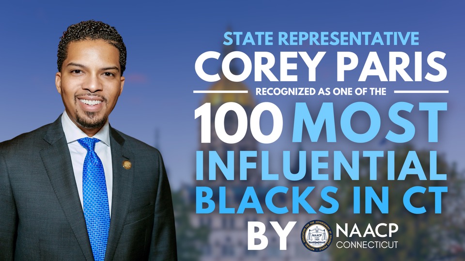 I'm honored to have been chosen as one of NAACP CT's 'Most Influential Blacks in Connecticut."