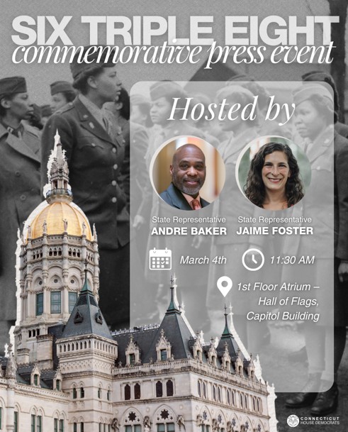 Honoring Connecticut's members of the Six Triple Eight