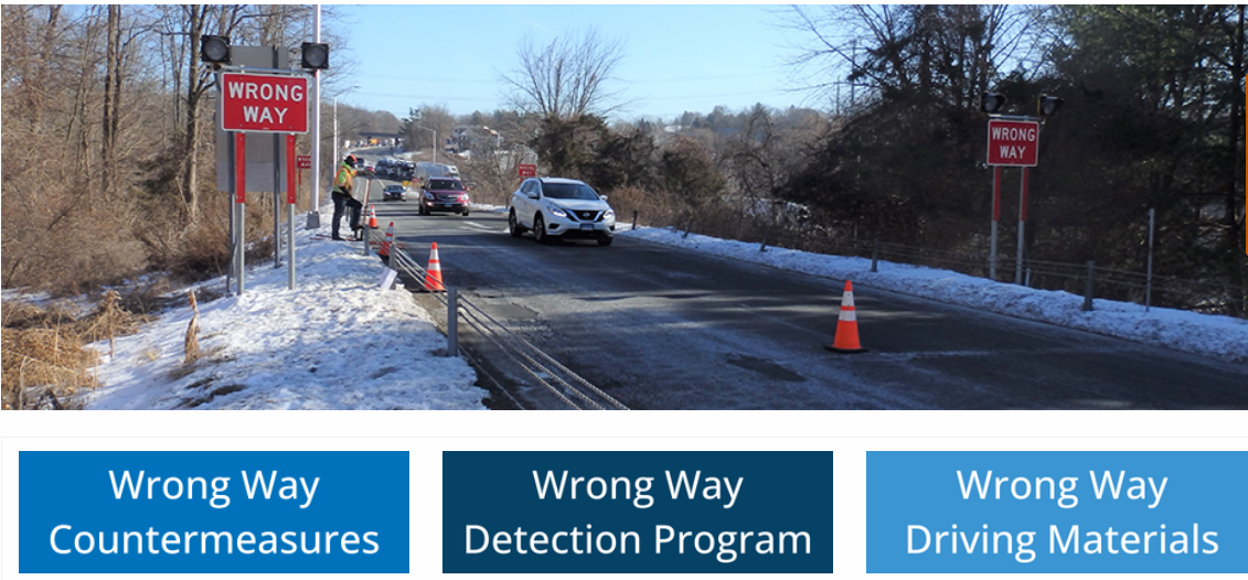Wrong Way Driver Countermeasure System to be installed on Route 8, Exit 45 in Torrington