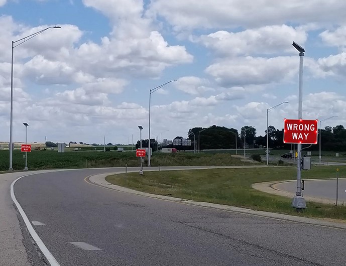 A recently installed detection system in North Haven.